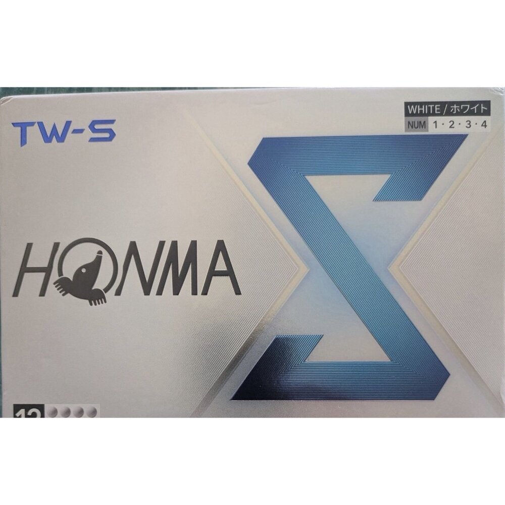 Honma TW-S Tour White Performance 1 Dozen Golf Balls New